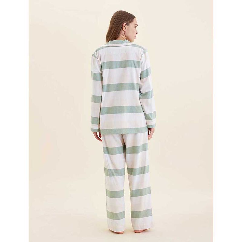 Papinelle Organic Cotton Plaid Full Length Pj image number 1